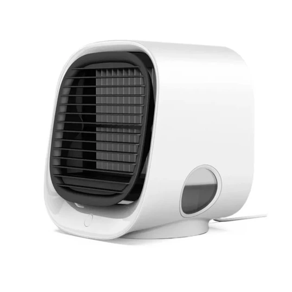 Портативний міні кондиціонер Air Cooler M201, настільний вентилятор з зволожувачем і підсвіткою, USB, 3 швидкості, резервуар 300 мл 1018 фото