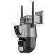 Поворотна WiFi камера відеоспостереження Dual Lens 8MP із сиреною 0764 фото 3