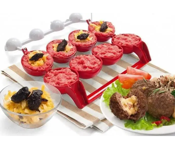 Форма для виготовлення фрикадельок, м'ясних фаршированих кульок Stuffed Ball Maker Red 0234 фото