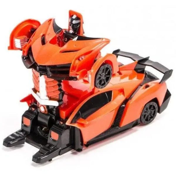 Трансформер машинка Lamborghini Robot Car красная с пультом дистанционного управления световые и звуковые эффекты 0814 фото