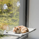 Лежанка гамак для кішок (до 22 кг) на вікно на присосках Microsoft mounted cat bed 0113 фото 3