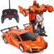 Трансформер машинка Lamborghini Robot Car красная с пультом дистанционного управления световые и звуковые эффекты 0814 фото 3