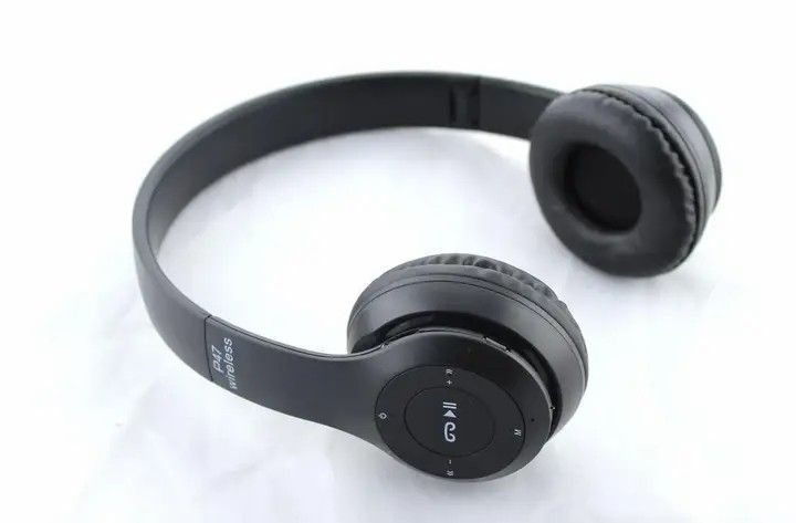 Навушники бездротові Wireless P-47 з Bluetooth з мікрофоном та підтримкою microSD-карти 0921 фото
