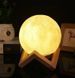 Ночник-луна с увлажнителем воздуха 3D Moon Lamp на подставке, настольный 0870 фото 6