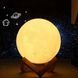 Ночник-луна с увлажнителем воздуха 3D Moon Lamp на подставке, настольный 0870 фото 5