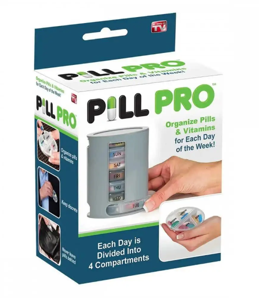 Таблетница, органайзер для таблеток на 7 дней Pill Pro 0239 фото