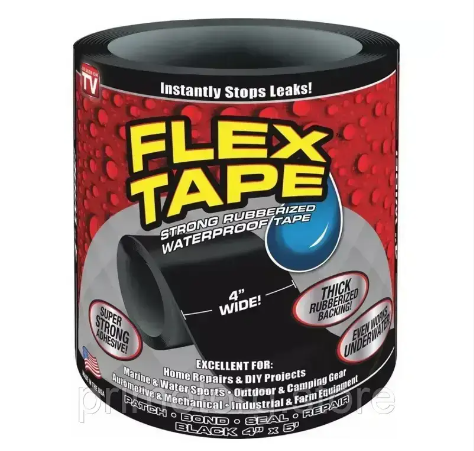 Водостійка клейка стрічка для герметизації Flex Tape  0526 фото