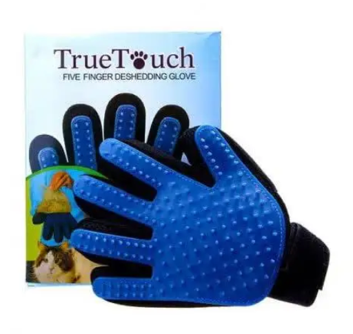 Рукавичка для видалення шерсті True Touch Pet Glove для котів та собак 0116 фото