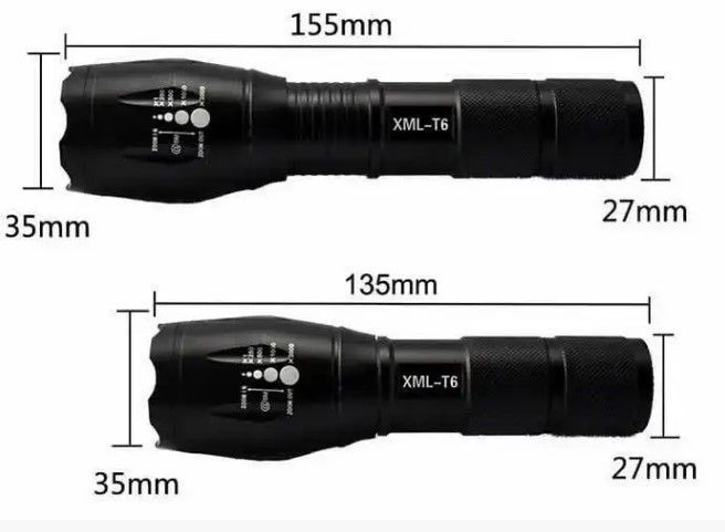 Тактичний світлодіодний ручний ліхтарик Bailong BL-1831-Т6 Police 0026 фото