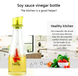 Кухонний скляний дозатор для олії Simple Glass Oil Bottle 500 мл 0726 фото 7