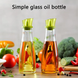 Кухонний скляний дозатор для олії Simple Glass Oil Bottle 500 мл 0726 фото 1