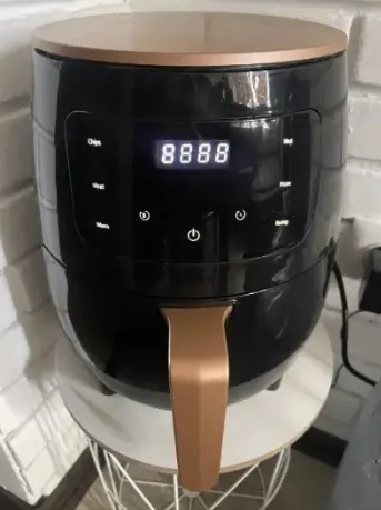 Аэрофритюрница 6 л Air Fryer Extra Large Capacity 3200 Вт, 8 программ 0752 фото