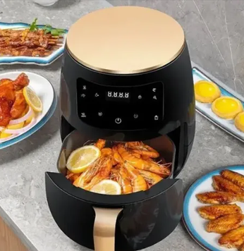 Аерофрітюрниця 6 л Air Fryer Extra Large Capacity 3200 Вт, 8 програм 0752 фото