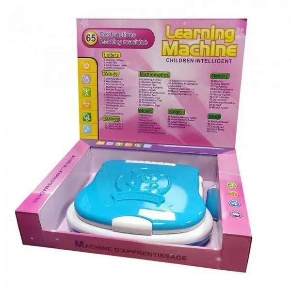Розвивальний дитячий комп'ютер Learning Machine, синій 0925 фото