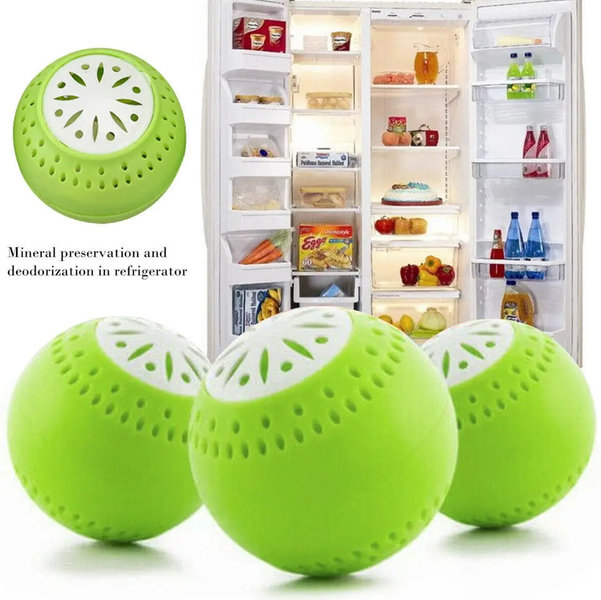 Кульки поглинаючі запахи в холодильнику Fridge Balls (3 шт) 0728 фото