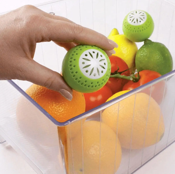 Кульки поглинаючі запахи в холодильнику Fridge Balls (3 шт) 0728 фото