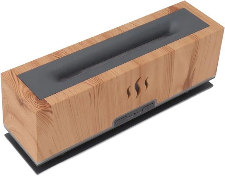Нічник-зволожувач Wooden Humidifier з вогняним ефектом і USB-підсвічуванням 0770 фото