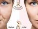 Роликовий масажер Flawless Contour вібраційний для обличчя та шиї рожевий з двома насадками компактний 0825 фото 7
