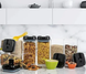 Набір прозорих контейнерів для круп Food Storage Container 6 шт 0244 фото 4