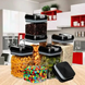 Набір прозорих контейнерів для круп Food Storage Container 6 шт 0244 фото 3