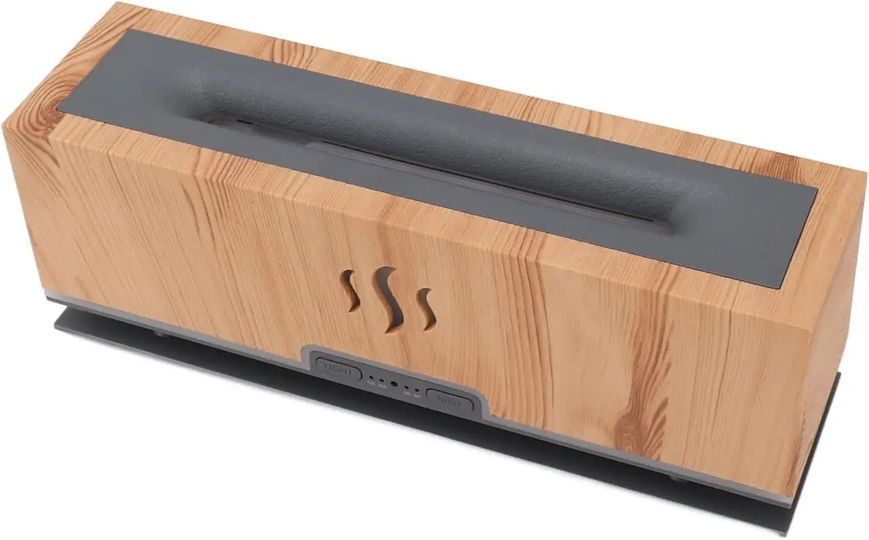 Нічник-зволожувач Wooden Humidifier з вогняним ефектом і USB-підсвічуванням 0770 фото