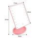 Дзеркало Magic MakeUp Mirror рожевого кольору із LED підсвіткою для нанесення макіяжу 0875 фото 5