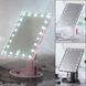 Дзеркало Magic MakeUp Mirror рожевого кольору із LED підсвіткою для нанесення макіяжу 0875 фото 7