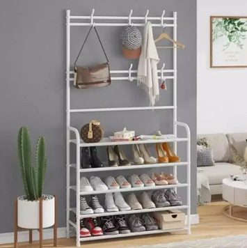 Підлогова вішалка для одягу New simple floor clothes rack 0035 фото