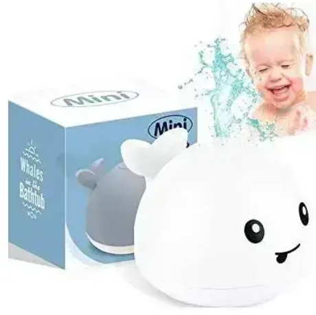 Игрушка для ванной Кит с фонтаном Spray water bath toy, игрушка для купания 0434 фото
