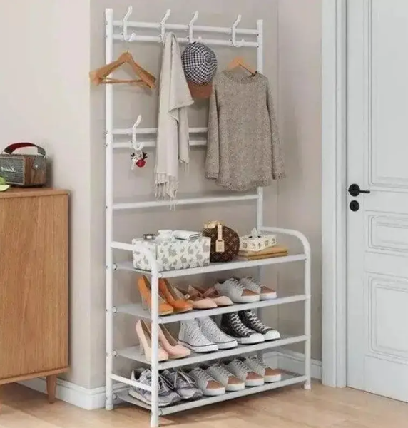 Напольная вешалка для одежды New simple floor clothes rack 0035 фото