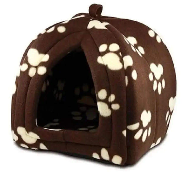 Флісовий будиночок Pet Hut для собак і кішок, лежанка для домашніх тварин 0120 фото