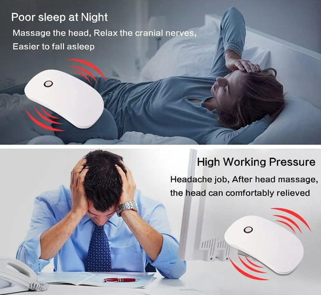 Масажер-щітка для голови Head Massager 0730 фото