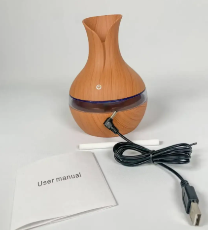 Ультразвуковий зволожувач повітря + аромадифузор Humidifier Ultrasonic Aroma з LED підсвіткою 0534 фото