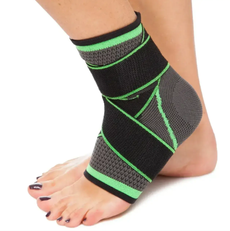 Еластичний фіксатор гомілковостопного суглоба Ankle Support, бандаж для фіксації ступні 0435 фото