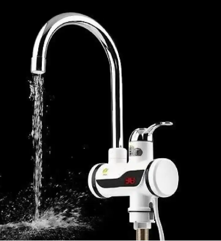 Проточний водонагрівач з lcd екраном Delimano (бойлер, нагрівач води Делімано, електричний кран)нижнє підключення 0436 фото