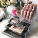 Прочный акриловый органайзер Cosmetic Storage Box для косметики с прозрачными стенками и ящиками 0879 фото 6
