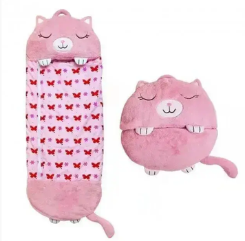 Дитячий спальний мішок Кіт - м'яка іграшка - подушка Happy Nappers Cat 3в1 0612 фото