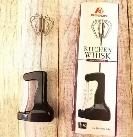 Ручний напівавтоматичний кухонний вінчик для збивання Kitchen whisk 0039 фото