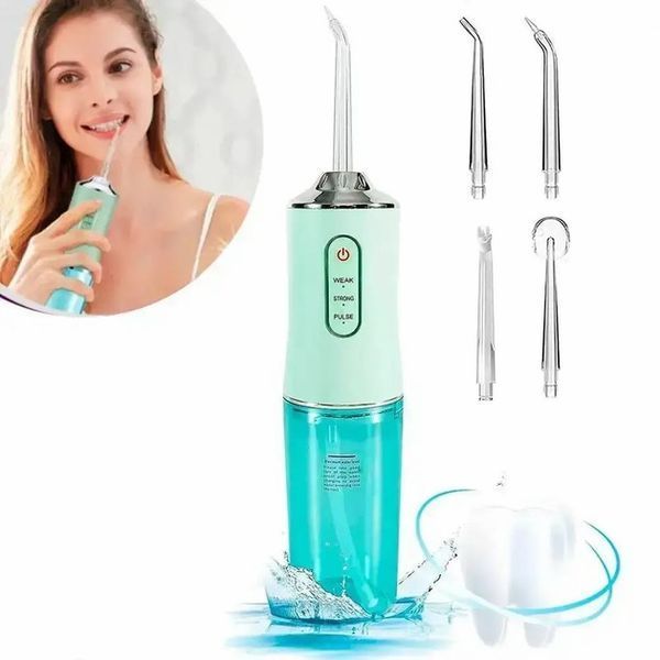 Іригатор портативний Oral Irrigator S3J2 з пульсуючим струменем для чищення зубів і ясен 0930 фото