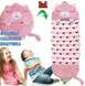 Детский спальный мешок Кот &ndash; мягкая игрушка &ndash; подушка Happy Nappers Cat 3в1 0612 фото 2