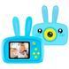 Дитячий фотоапарат Bunny Зайчик Smart Kids Camera GM-30 24 Мп компактний з іграми блакитний корпус 0829 фото 2