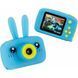 Дитячий фотоапарат Bunny Зайчик Smart Kids Camera GM-30 24 Мп компактний з іграми блакитний корпус 0829 фото 4