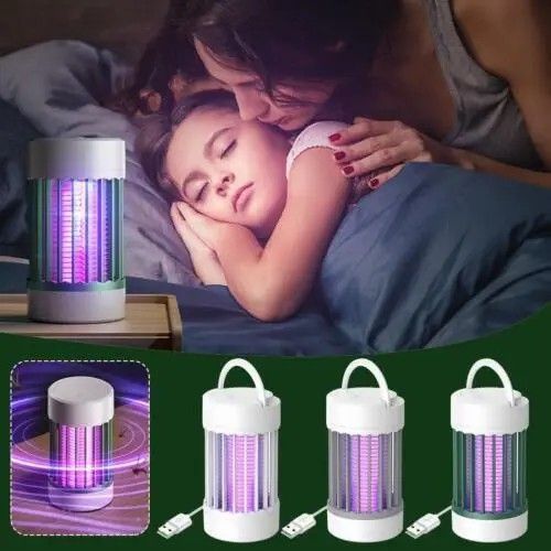 Відлякувач комарів і комах USB Camping Mosquito Lamp портативний компактний ефективний 0931 фото
