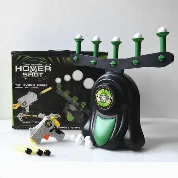 Ігровий набір повітряний тир Hover Shot для дітей з мішенями та кульками для розвитку влучності 0830 фото