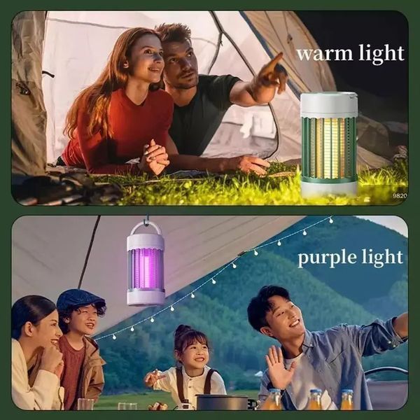 Відлякувач комарів і комах USB Camping Mosquito Lamp портативний компактний ефективний 0931 фото