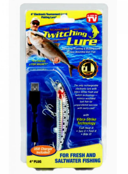 Электронная приманка для рыбалки рыбка-воблер Twitching Lure 0686 фото