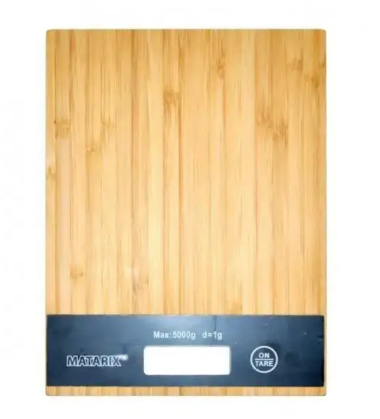 Електронні кухонні ваги MATARIX MX-406 1 кг WOOD-13003 0145 фото