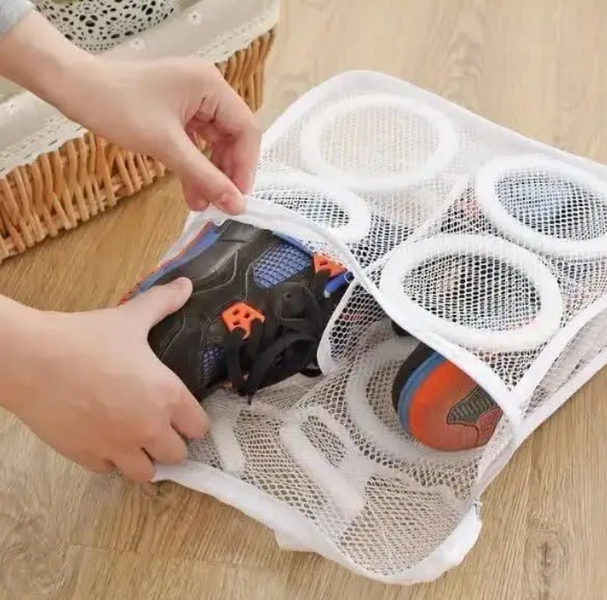 Захисний мішок для прання взуття та аксесуарів Mesh Bags 0043 фото