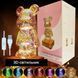 Декоративний нічник 3D світлодіодний RGB феєрверк Ведмедик 8 кольорів 0876 фото 7