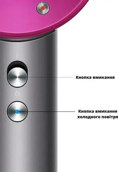 Фен для швидкої укладки та сушки волосся Super Hair Dryer 5 насадок 0883 фото